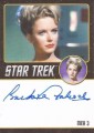 Star Trek The Original Series 50th Anniversary Trading Card Black Border Autograph Barbara Babcock