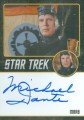 Star Trek The Original Series 50th Anniversary Trading Card Black Border Autograph Michael Dante