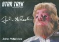 Star Trek The Original Series 50th Anniversary Trading Card Silver Autograph John Wheeler