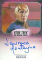 Star Trek 50th Anniversary Trading Card Autograph Lawrence Montaigne