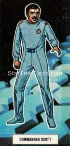 Star Trek The Motion Picture Weetabix Trading Card Commander Scott Front